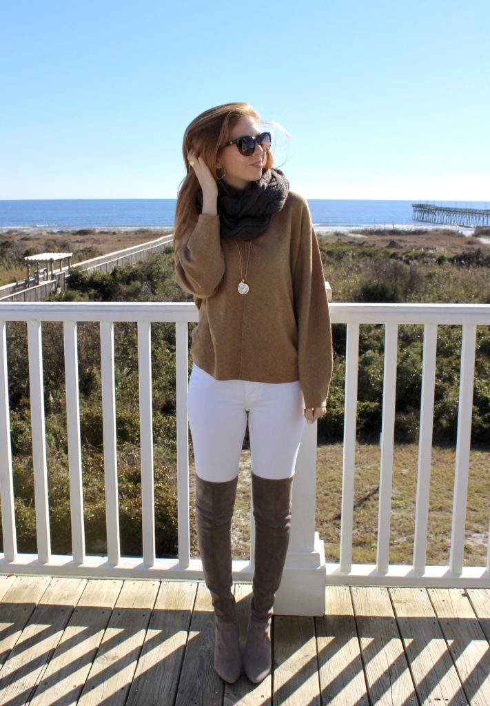 How to- Styling white jeans in winter
