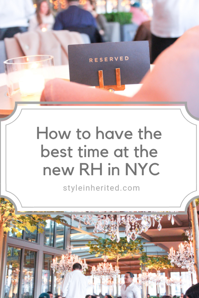 pinnable image for RH rooftop restaurant