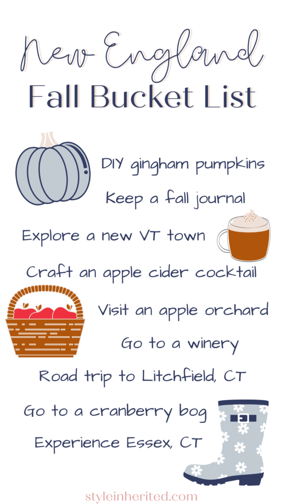 printable New England fall bucket list by style inherited 