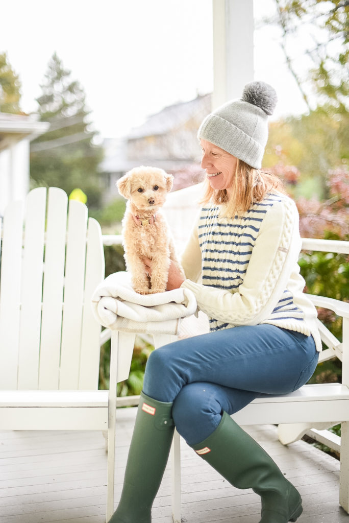 Check out 3 EASY Photoshoot Tips PLUS some BTS of a photoshoot with my mom. Recently we shot these gorgeous Saint James striped sweaters. They're made in France and are such high quality! 