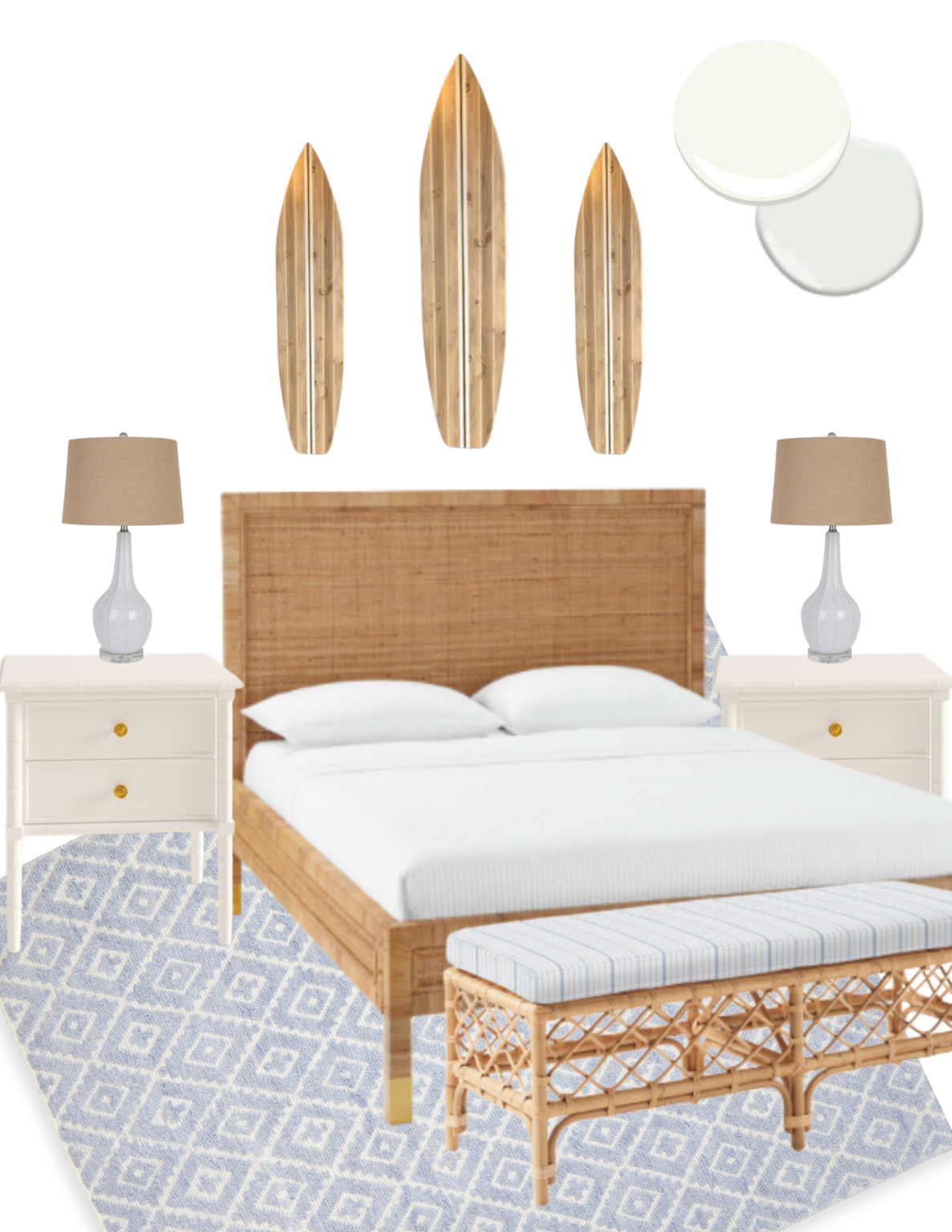 Designing My Coastal Bedroom Oasis - Life on Phillips Lane